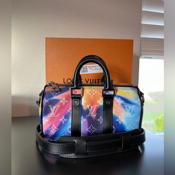 🥰Host Pick🤩🎉🎀 Louis Vuitton Monogram Sunset XS KEEPALL Speedy Nano Mini - Picture 11 of 15